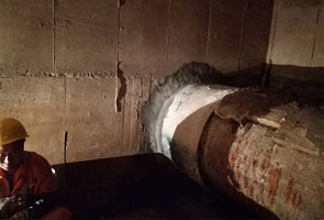 白沙管洞渗水堵漏